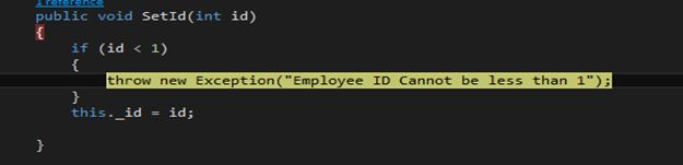 id value passed is less than 1